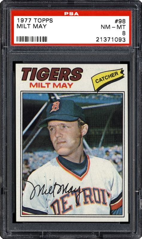 1977 Topps Milt May Psa Cardfacts