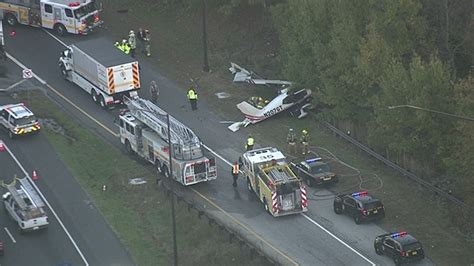 Small Plane Crashes In Wooded Area Off I 97 Near Us 50 No Injuries