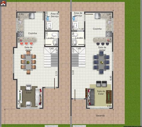 Planta Baixa Terreno Estreito
