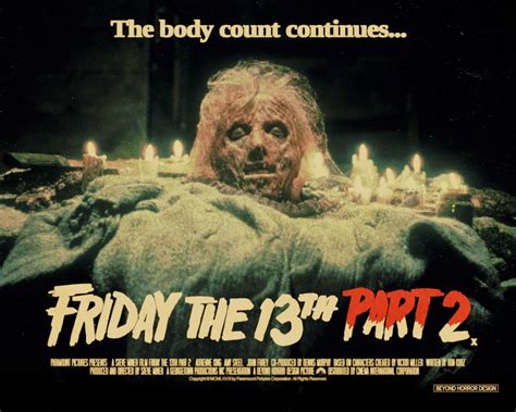 .final, friday the 13th part 4: BEYOND HORROR DESIGN: FRIDAY THE 13TH PART 2 (Steve Miner ...