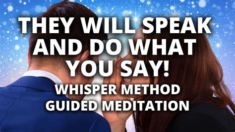 Manifest With The Whisper Method Guided Meditation Whisper