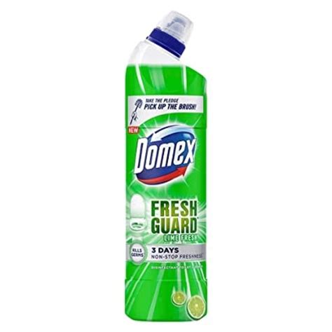 domex fresh guard lime fresh disinfectant liquid toilet cleaner colour