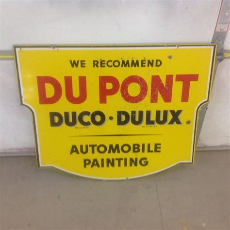 1950s Dupont Auto Body Paint Sign 1806770241