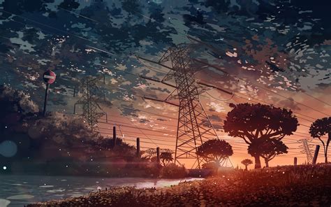 Anime Scenery Wallpaper Gorgeous Wallpapers To Tran Vrogue Co