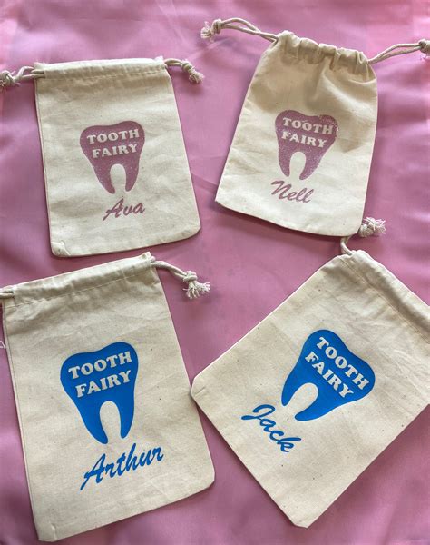 Tooth Fairy Bags T Bags Kids Bags Tooth Fairy Etsy
