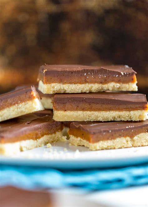 Millionaire shortbread is called that because it's so rich. Millionaire Shortbread Bars - Kevin Is Cooking