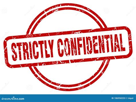 Strictly Confidential Stamp Strictly Confidential Round Vintage Grunge