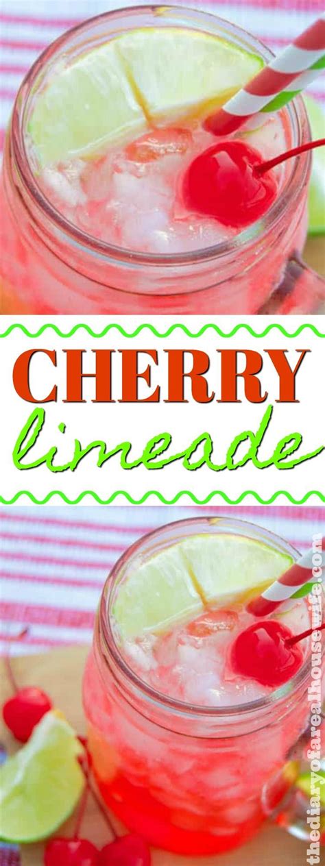 Something you can enjoy chilled. Cherry Limeade in 2020 | Cherry limeade, Limeade, Drinks ...