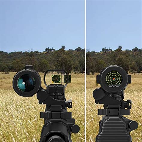 Feyachi M37 15x 5x Red Dot Magnifier With Rs 30 Reflex Sight Combo