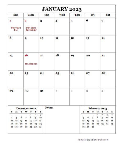 Free 2023 Excel Calendar Templates Calendarlabs Excel Calendar 2023