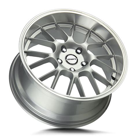 The Crank Wheel By Shift In Silver Polished Lip Strada Wheels