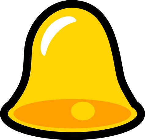 Onlinelabels Clip Art Yellow Bell Icon That Looks Cool With Lots Of