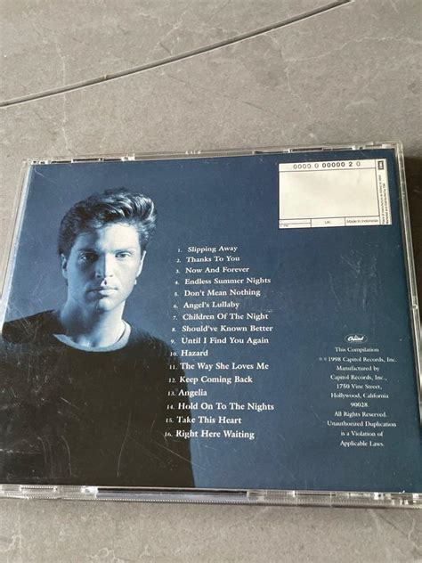 Richard Marx Greatest Hits Hobbies And Toys Music And Media Cds And Dvds