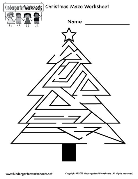 Christmas worksheets and online activities. 13 Best Images of Printable Maze Worksheets - Free ...