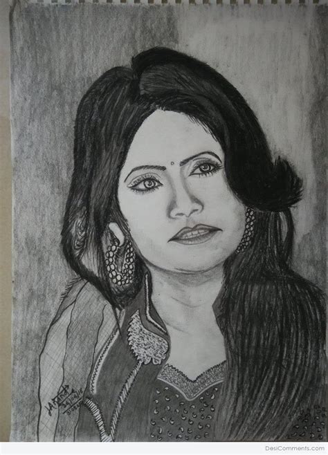 It turns out there are people out there who are completely obsessed with finding the best drawing pencils. Pencil Sketch Of Miss Pooja - DesiComments.com
