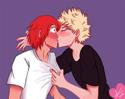 A Surprise Kiss From Bakugou On