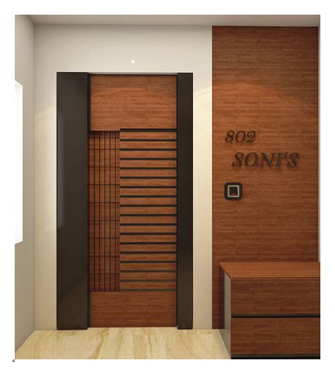 Best Wooden Safety Door Designs For Flats For Small Room Home