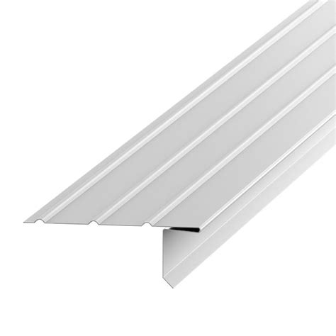 Amerimax F5 288 In X 10 Ft White Galvanized Steel Drip Edge In The