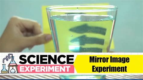 Mirror Image Experiment Science Experiment 28 Easy Chemistry