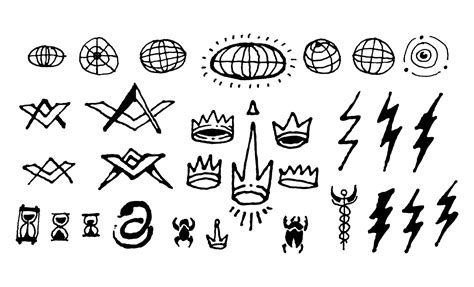 500 Occult Symbols And Esoteric Designs Vector Collection