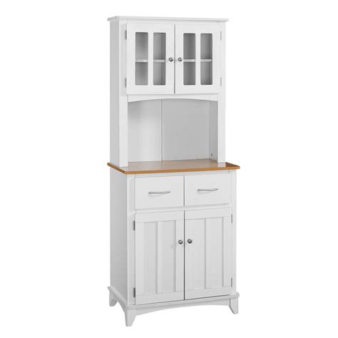 Pantry cabinets 10 gorgeous microwave pantry cabinet. White Wood Tall Microwave Cart Kitchen Storage Cabinet ...