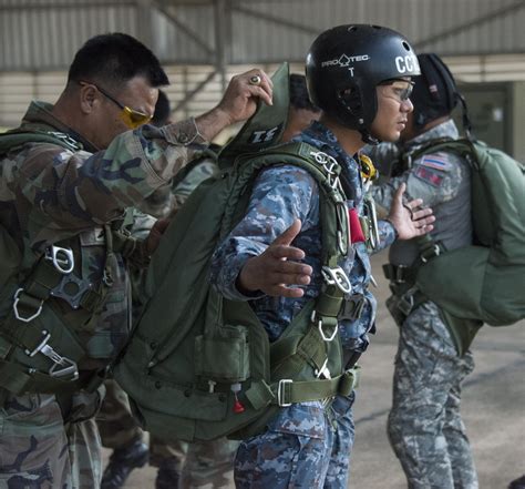 St Conducts Freefall Training With Royal Thai Af Air Force Special