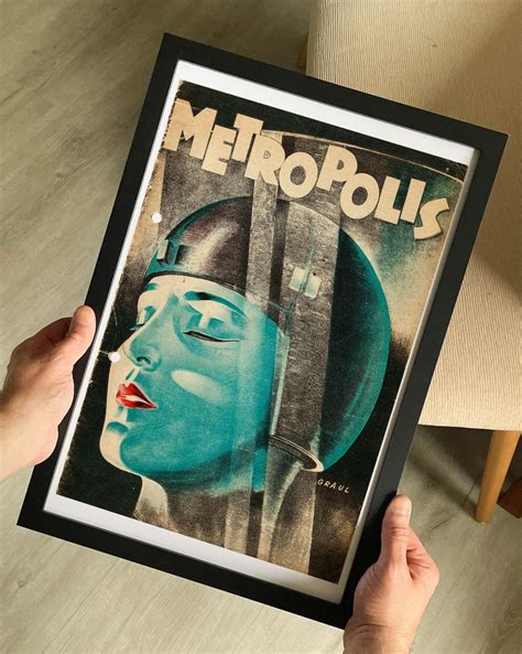 Metropolis 1927 Movie Poster The Curious Desk