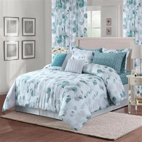 See more ideas about teal bedding, bedding sets, comforter sets. Sara B. Eucalyptus 3-Piece Teal Twin Comforter Set ...
