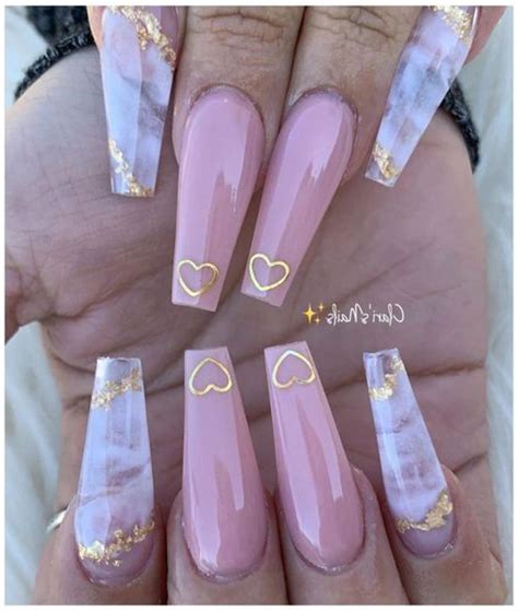 Uñas Stylish Nail Trends Manicura de uñas Uñas para quinceañeras Arte para uñas largas