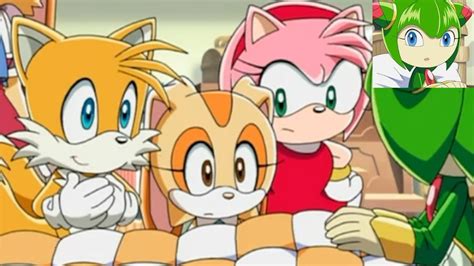 Sonic X Comparison Cosmo Awakes And Meet Tails Amy Cream And Vanilla