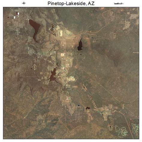 Aerial Photography Map Of Pinetop Lakeside Az Arizona