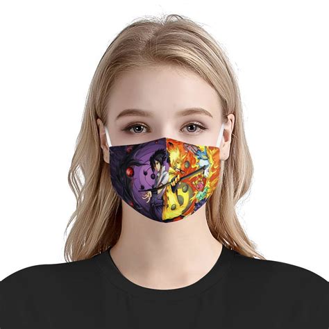 Naruto Anime Face Mask Naruto Manga Mask Filters Pm25 Face Mask