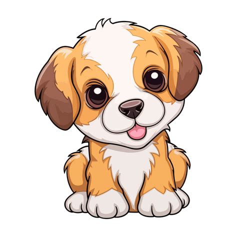 Cute Dog Sitting Ai Generated 26569312 Png