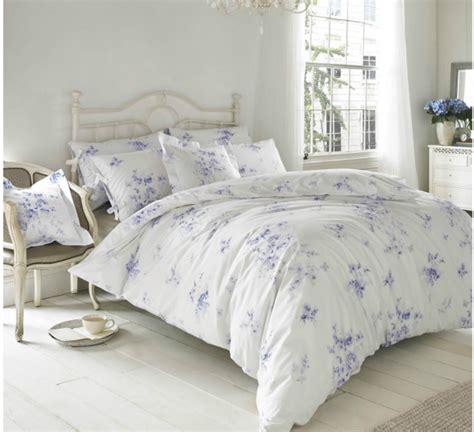 Gorgeous Blue And White Floral Holly Willoughby Designer Bed Linen Olivia Wedgewood Blue