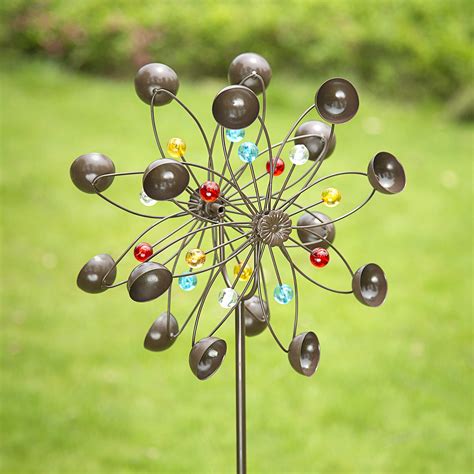 Get the best deals on garden wind spinners. GIGALUMI Yard Wind Spinner, Copper Metal Garden Spinner ...