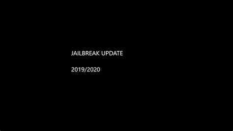 When Roblox Jailbreak Updates Oo Youtube