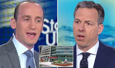 Stephen Miller Escorted From Cnn Studios Daily Mail Online