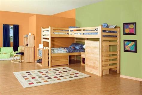 Three Beds Kids Room Design Ideas