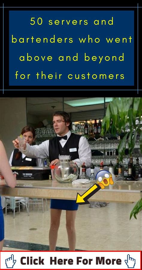 50 Hilarious Servers And Bartenders Who Went Above And Beyond For Their Customers Bartender