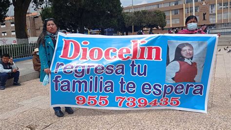 Familiares De Menor Desaparecida En La Ciudad De Macusani Llegaron
