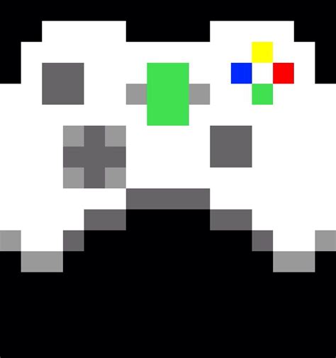 Xbox Controller Pixel Art Pattern Pixel Art Xbox Controller