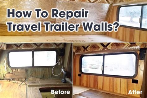 40 stunning diy camper trailer design diy. How To Repair Travel Trailer Walls? RV Wall Repair Do It Yourself (DIY) in 2020 | Water damage ...