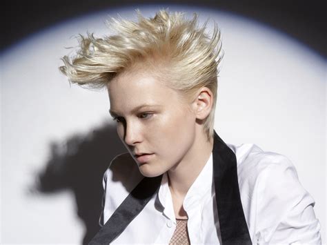 If you're all about the preppy look, go for it. Windswept look with wings along the sides for short hair