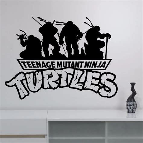 Ninja Turtles Vinyl Wall Decal Cartoon Home Decor Living Room Bedroom