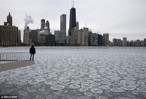 Lake Michigan Turns To Ice As Winter Storm Gorgon Threatens To Blanket