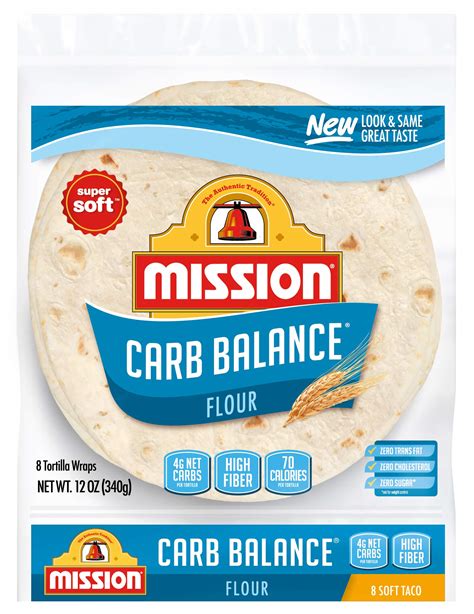 Mission Carb Balance Soft Taco Flour Tortillas Low Carb Keto High