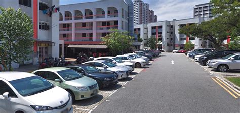 Motorcycle Blocks Car For Blocking Motorcycle Parking Area In Jurong
