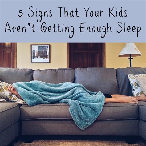 5 Signs That Your Kids Arent Getting Enough Sleep A Nation Of Moms