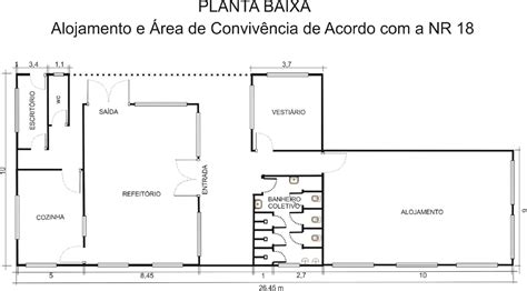 área De Vivência Nr 18