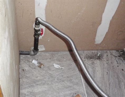 This meant adding a natural gas line and valve to our kitchen! Gas Line for Stove | The connection between my stove and ...